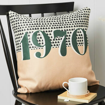Personalised Year Cushion, 2 of 4