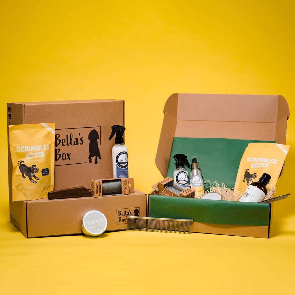 'the Groom Box' Dog Grooming Gift Set By Bella’s Box