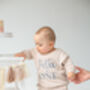 Embroidered Personalised Name 'Is One' First Birthday Sweatshirt Jumper, thumbnail 3 of 6