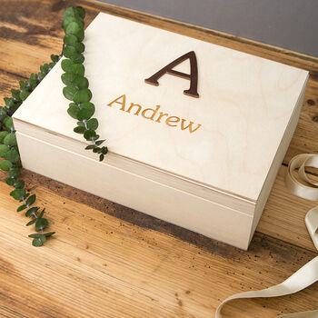 Personalised gift box any name bridesmaid gift box best Personalised Name Keepsake Box By Natural Gift Store | notonthehighstreet.com