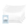 Silver Cloud White Satin Pillowcase Four Pack, thumbnail 1 of 9