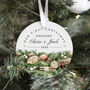 Our First Christmas Engaged Ornament Gift, thumbnail 7 of 7
