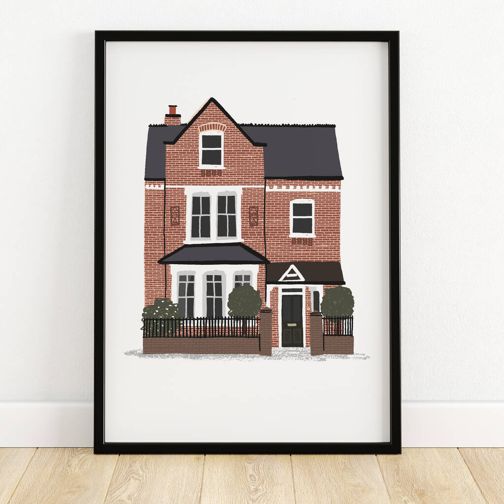 Personalised Illustrated House Portrait, 1 of 8