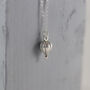 Silver Hot Air Balloon Necklace, thumbnail 1 of 8