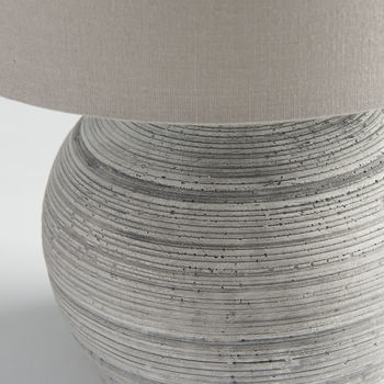 Louella Concrete Table Lamp And Shade, 2 of 2