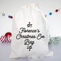 Personalised Modern Christmas Eve Box Bags, thumbnail 1 of 5