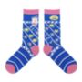 Bubble Tea Illustration Mid Calf Length Socks, thumbnail 3 of 3