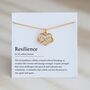 Resilience Necklace, Personalised Strength Gift, thumbnail 1 of 10