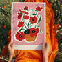 Poppies Farmer Market Print, thumbnail 3 of 3