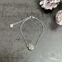 Silver Plated Green Opal Necklace, thumbnail 8 of 9