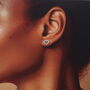 Gift Bag Sterling Silver 50th Hearts Earrings, thumbnail 8 of 8