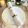 White With Gold Snowflake Christmas Crackers X6, thumbnail 5 of 8
