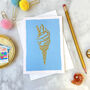 Summer Ice Cream Luxury Box Set Of Eight Note Cards, thumbnail 3 of 10