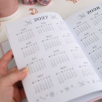 Whimsical A5 Hardcover 2027 Diary, 7 of 10