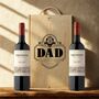 Best Dad Wine Gift Set With Custom Lid, thumbnail 8 of 12