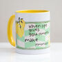 When Life Gives You Lemon Make Lemonade Tea Or Coffee Mug, thumbnail 5 of 5