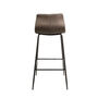 Grayson Moleskin Mussel Brown/Grey Two Kitchen Stools, thumbnail 5 of 6