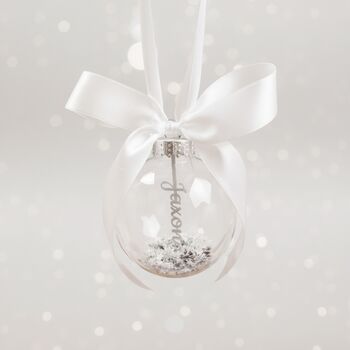 Personalised Papercut Name Bauble, 3 of 12