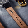 Personalised Leather Apple Watch Strap, thumbnail 4 of 5