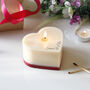 Anniversary Scented Heart Shaped Recycled Candle, thumbnail 7 of 11