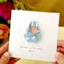 Personalised Origami New Baby Card, thumbnail 2 of 4
