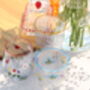 Hand Painted Red Floral Drinking Glasses, thumbnail 5 of 6