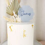 Any Name Double Layered Cake Topper, thumbnail 2 of 7