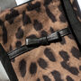 Leopards Suede Soft Fleece Lining Touch Screen Gloves, thumbnail 5 of 8