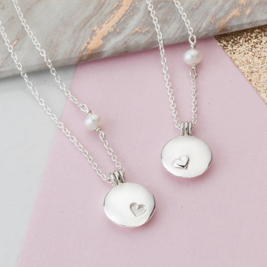 Mother And Daughter Locket Necklace Set, 1 of 7