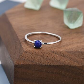 Lapis Lazuli Ring In Sterling Silver, 5 of 10
