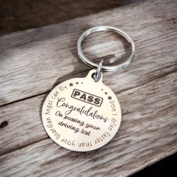 Congratulations On Passing Your Test Keyring, 2 of 2