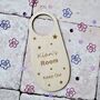 Personalised Wooden Door Hanger, thumbnail 1 of 4