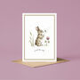 Rabbit Just To Say Card, thumbnail 2 of 6