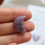 Calming Lepidolite Moon Crystal With Gift Bag, thumbnail 4 of 5