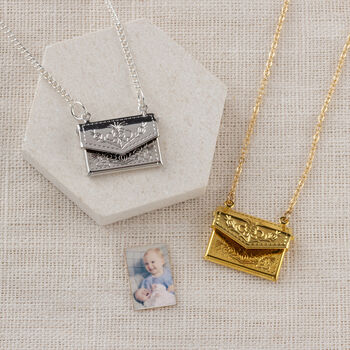 Personalised Mother's Day Envelope Photo Locket, 7 of 8