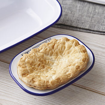 Personalised Enamel Pie Dish Gift Set For Her, 4 of 4