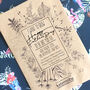 Father's Day Gift Personalised Wildflower Seed Packet, thumbnail 5 of 9