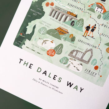 The Dales Way Illustrated Route Map, 2 of 6
