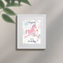 Personalised Unicorn Children’s Nursery Framed Print, thumbnail 2 of 10