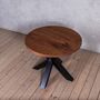 Clyde Oak Solid Wood Round Dining Table, thumbnail 1 of 4