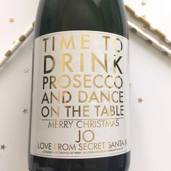 Personalised Time To Drink Champagne/Prosecco Label, 4 of 6