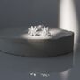 Sterling Silver Enlightened Lotus Studs, thumbnail 9 of 10