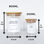 Loose Leaf Tea Storage Jar With Personalised Label, thumbnail 11 of 11