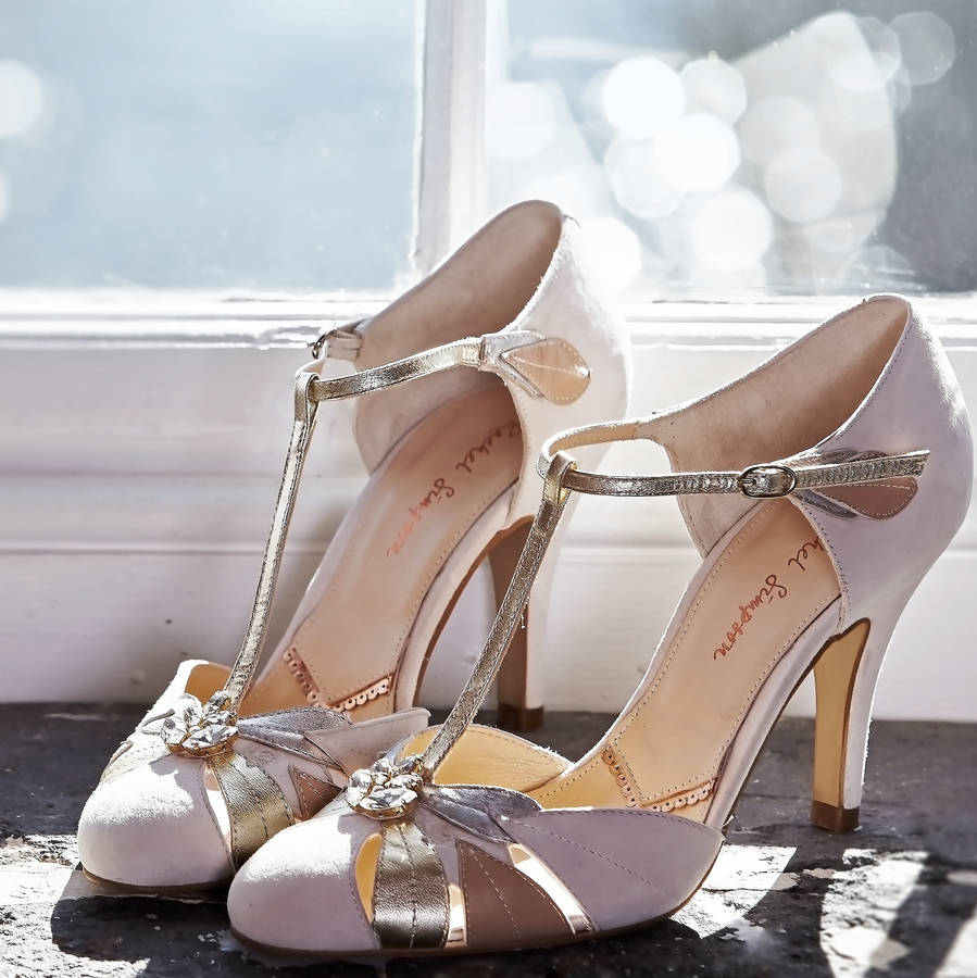 Shoespie Rhinestone Low Heel Wedding Shoes- Shoespie.com