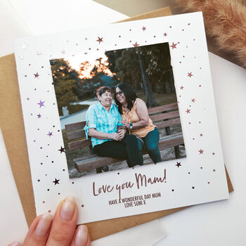 Mother's Day Card For Mummy | Personalised Photo Card, 2 of 4