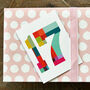 Mini Number Seventeen Card, thumbnail 1 of 5