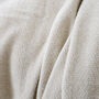 Extra Large Beige And Cream Wool Throw, thumbnail 2 of 4