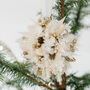 Gold Dried Flower Christmas Bauble Decoration, thumbnail 4 of 4