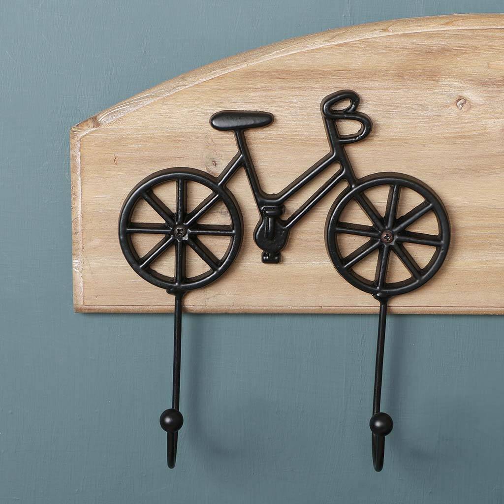 Personalised Wall Mounted Bicycle Hook Board By Dibor ...