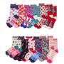12 Day Christmas Advent Calendar Graphic Prints Bamboo Socks Women's, thumbnail 2 of 3
